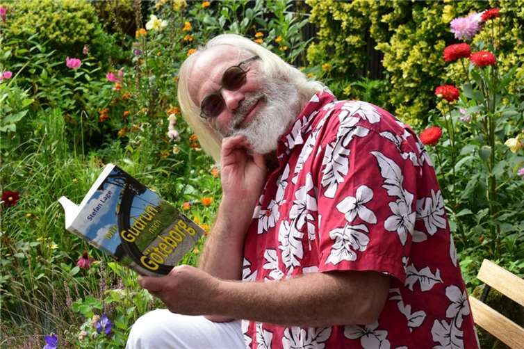 Das Café sofa veranstaltet mit dem Meckenheimer Künstler und Reiseschriftsteller Stefan Lage am 6. April 2022 um 19 Uhr eine Lesung zu seinem Buch „Mit Gudrun nach Göteborg“. Foto: privat