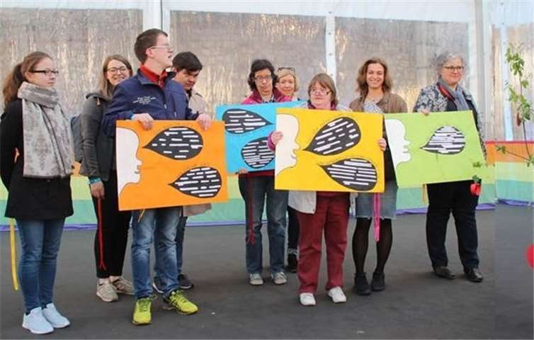 Das Caritas Zentrum stellt seine Projekte beim Begegnungstag in Trier vor. Caritas Zentrum, Mendig