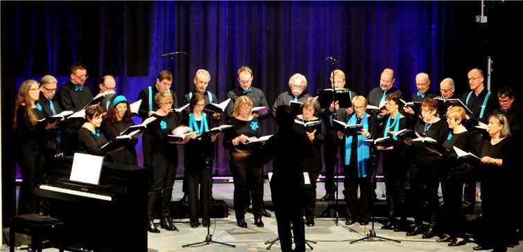Das Chorensemble „tonArt“ - unter der Leitung von Achim Fischer. Foto: tonArt