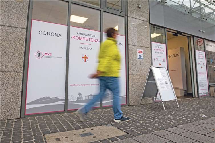 Das Corona-Kompetenz-Zentrum am Altlöhrtor in der Koblenzer City.  Foto: Stadt Koblenz/Egenolf