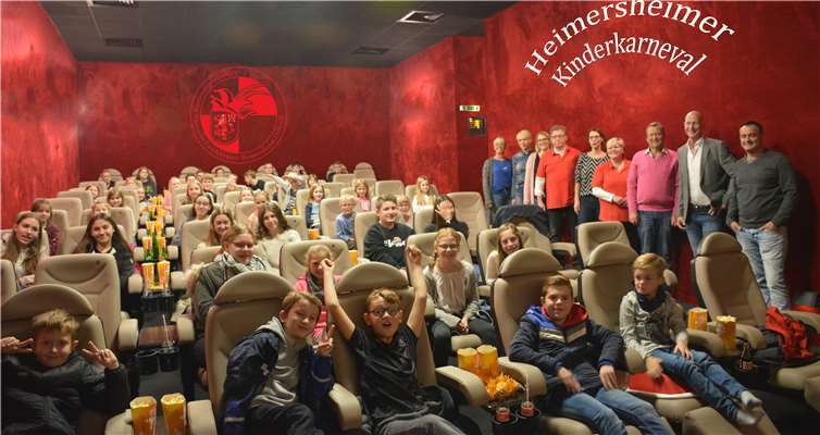 Das Corps á la Suite hatte einen ganzen Kinosaal gemietet.Foto: privat