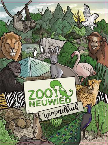 Das Cover des neuen Zoo-Wimmelbuchs des Zoo Neuwied. Foto: Zoo Neuwied