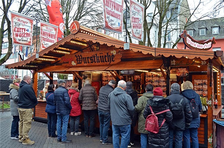 Das Currywurstfestival mit ChocolART lockt von Freitag, 30. Januar, bis Sonntag, 1. Februar, in die Neuwieder Innenstadt. Fotos: Franz-Josef Dehenn