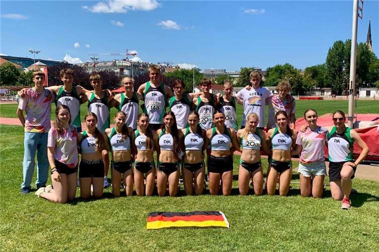 Das DJK-Team Deutschland war bei den FICEP-Meisterschaften in Budapest mit elf Athleten der LG Rhein-Wied sehr erfolgreich.Foto: privat