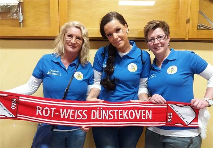 Das Damen-Dreigestirn wird beim Spitzenspiel vor Ort sein.privat