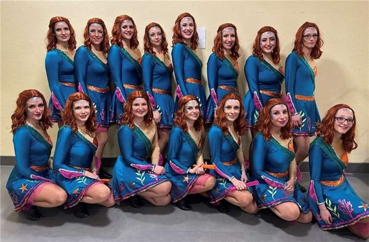 Das Damenbalett 2024.