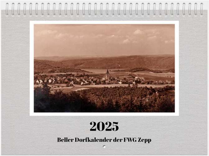Das Deckblatt des Dorfkalenders 2025.  Foto: privat