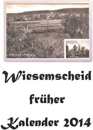 Das Deckblatt des Kalenders. privat
