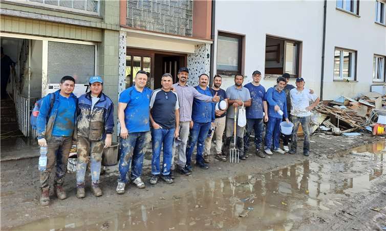 Das Dekanat Maifeld-Untermosel organisierte eine Hilfsaktion im Katastrophengebiet Ahrweiler mittels seiner Fachkonferenz Asyl-Migration-Integration.Foto: Dekanat Maifeld-Untermosel