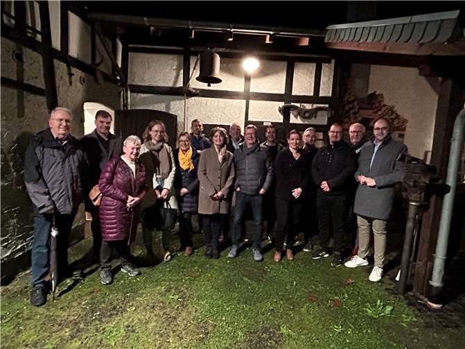 Das Dorfmuseum Niederbreitbach öffnete seine Pforten für eine Delegation des Gemeindeverbandes der CDU-Rengsdorf-Waldbreitbach.  Foto: Werner Grüber