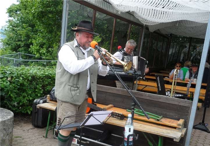 Das Duo Edelweiß sorgte für gute Laune.