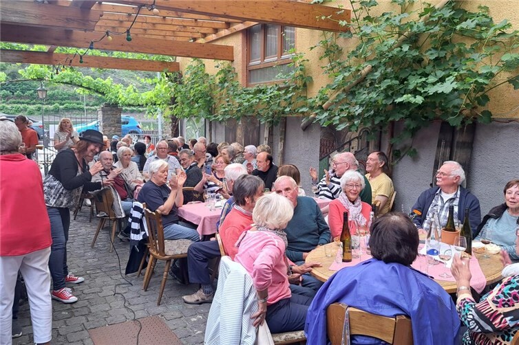 Das Duo Heike & Tom sorgte mit Live-Musik für beste Stimmung.