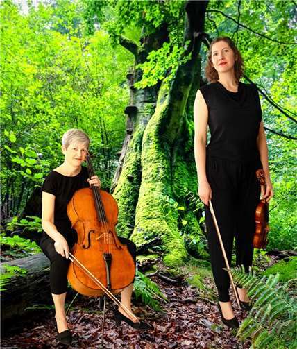 Das „Duo Movimento“ mit Christiane Reiling (links) und Bérengère Le Boulair. Foto: privat