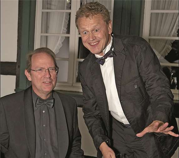 Das Duo Sein & Schein (Dr. Engelbert Decker & Gero Meißner). Privat