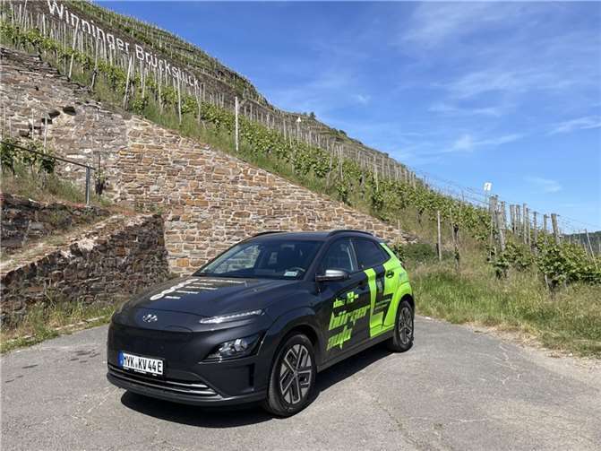 Das E-Bürgerauto. Foto: Ortsgemeinde Winningen