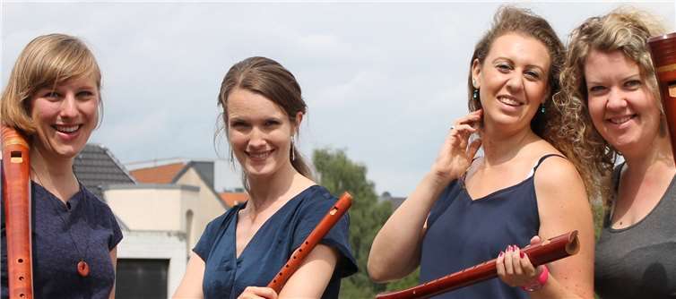 Das ELiGNiA-Quartett gastiert in der Apollinariskirche. Foto: privat