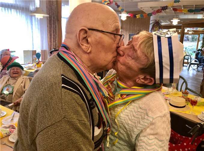 Das Ehepaar Klüber ist auch nach 61 Jahren noch miteinander glücklich.Foto: privat