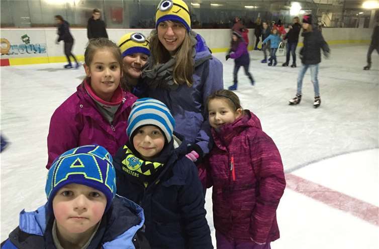 Das Eislaufen wusste die Jungs und Mädels zu begeistern. privat