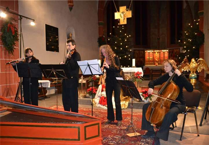 Das Ensemble „Musici di Sayn“ gastiert in der Abteilkirche Sayn am Silvesterabend. privat