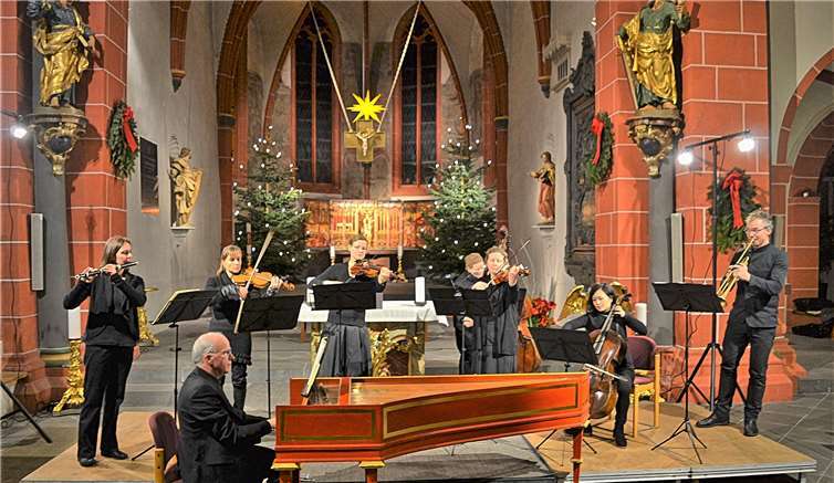 Das Ensemble „Musici di Sayn“ überzeugte beim Silvesterkonzert in der Abteikirche. Foto: privat