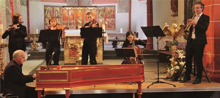 Das Ensemble ‚Musici di Sayn‘ verzauberte die Zuhörer mit ihrem Konzert. privat