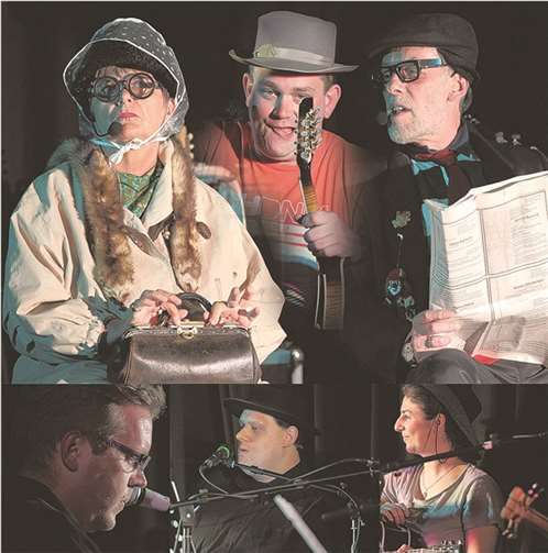 Das Ensemble vom Kölsch-Kabarett „Medden us dem Levve“. Privat