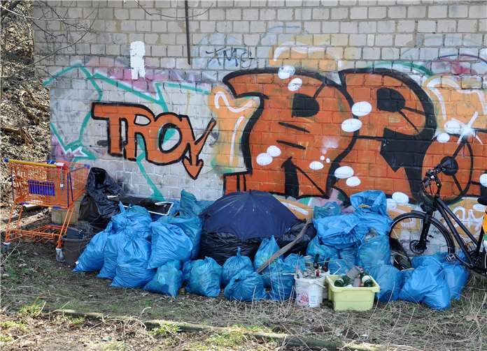Das Ergebnis nach drei Stunden fleißiger Sammlertätigkeit.