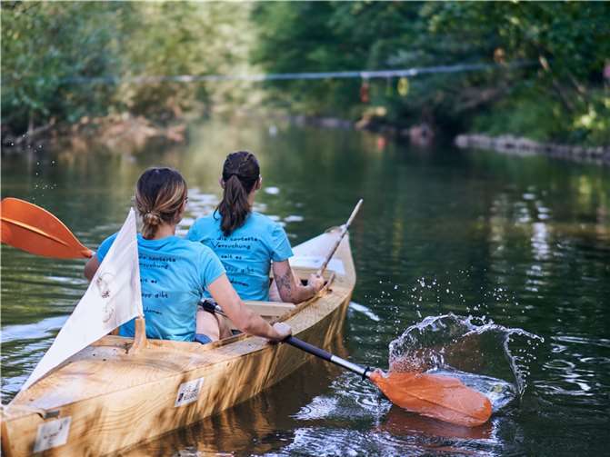 Das Event bot spannende Wettkämpfe auf der Wied.  Foto: Julian Breitbach/SoRocket
