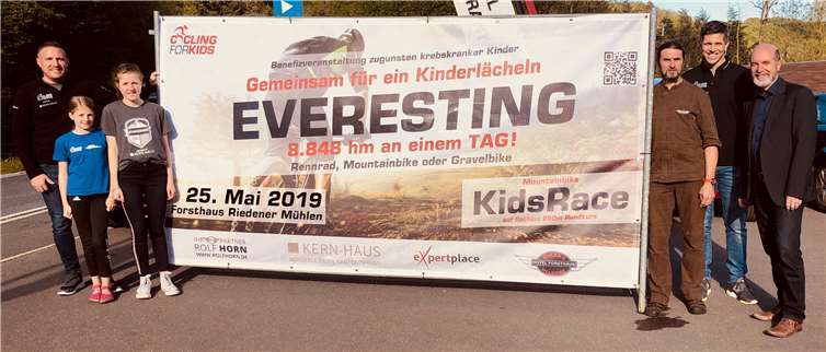 Das Everesting-Event des Vereins „Cycling for Kids“ geht am Samstag, 25. Mai erneut am Forsthaus Riedener Mühlen als Benefizaktion für krebskranke Kinder an den Start. Foto: Privat