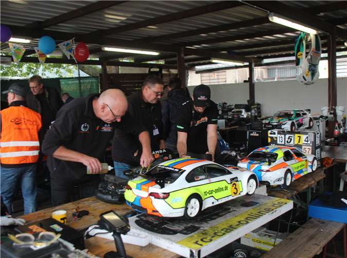 Das Fahrerlager an der Rennstrecke des MCC.Fotos: KMI