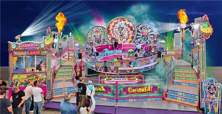 Das Fahrgeschäft „Mama Caramba“.