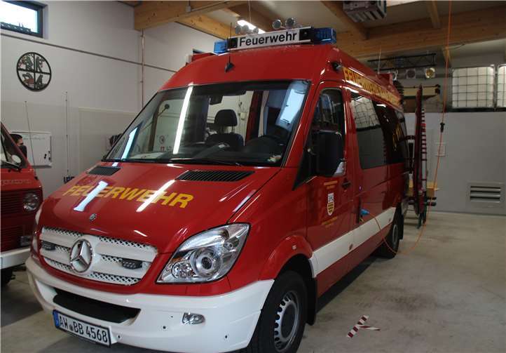 Das Fahrzeug der Einsatzleitung mit viel Technik an Bord.Foto: KMI