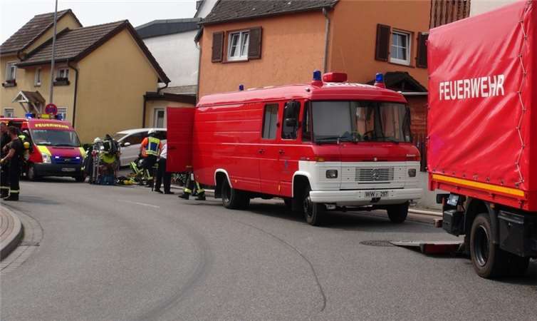 Das Fahrzeug stellte den Atemluft-Vorrat des Kreises bei größeren Einsätzen dar.