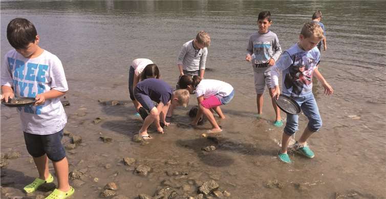 Das Ferienprogramm spielte sich überwiegend im Freien ab. privat