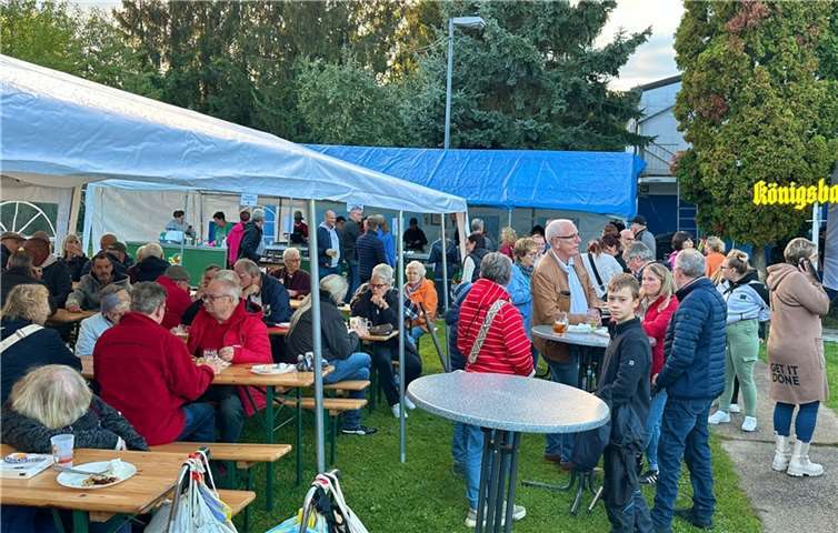 Das Fest war gut besucht.