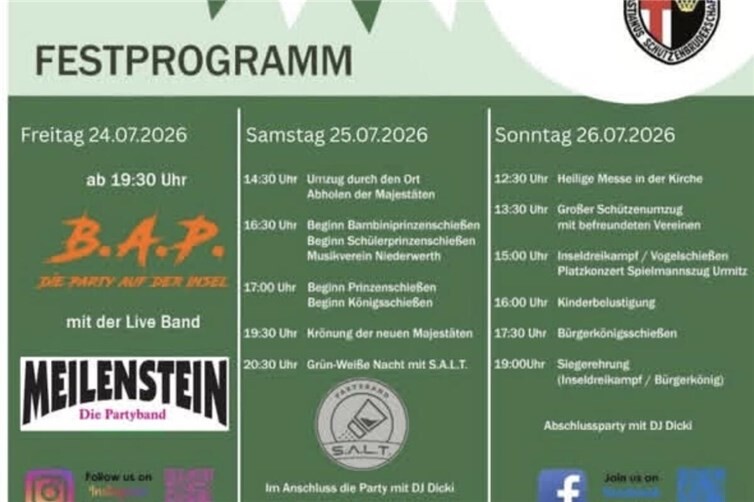 Das Festprogramm