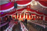 Das Festzelt der KG “Bunte Kuh” Walporzheim e.V.