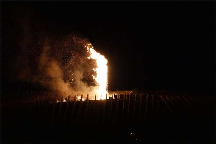Das Feuer der "Niddehöde". 