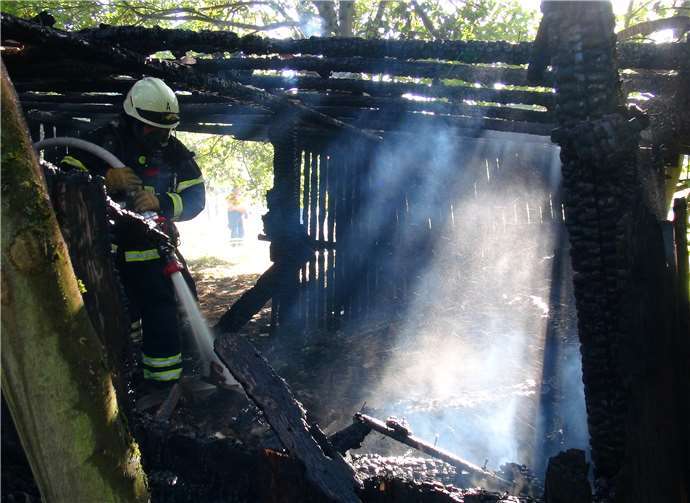 Das Feuer konnte schnell unter Kontrolle gebracht werden.