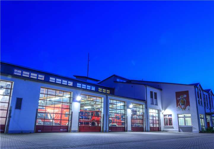 Das Feuerwehrhaus in Bad Neuenahr. Foto: Christoph Steinborn