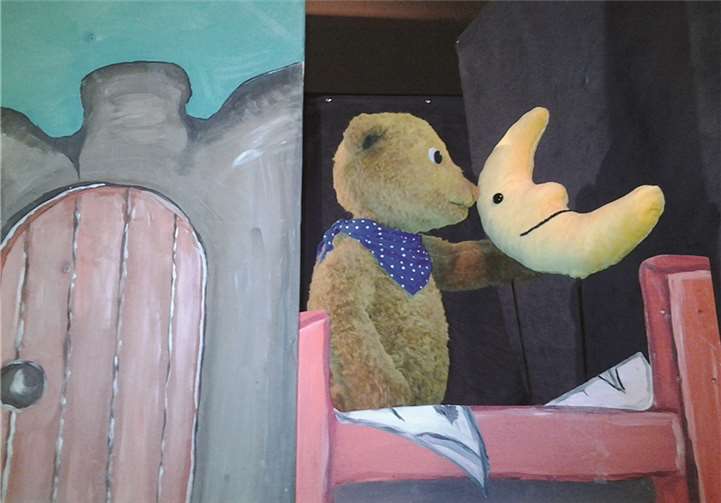 Das Figurentheater „Der kleine Mondbär“ gastiert am 10. Oktober in Andernach. privat