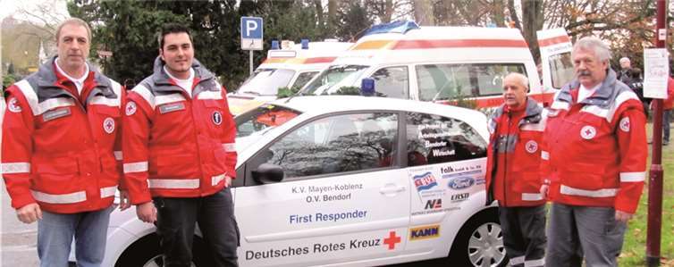 Das First Responder Team des DRK-Bendorf.Peter Siebenmorgen