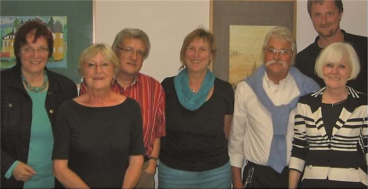 Das Foto zeigt von links: Barbara Heymann, Heidi Wiens, Rolf Engelhardt, Dr. Brigitte Kuchta, Peter Zachow, Christopher Scholz, Erdmute Rebhan.privat