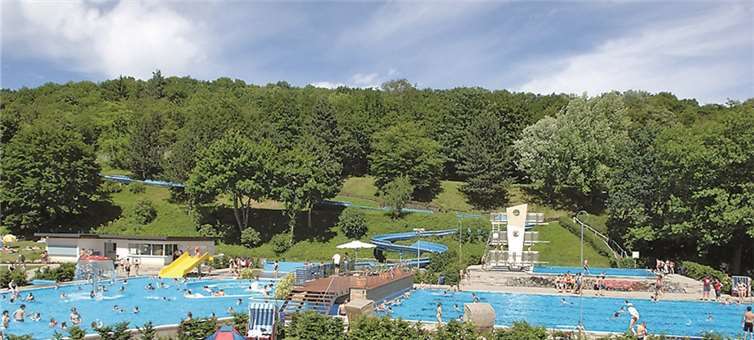 Das Freibad. Stadtwerke Mayen