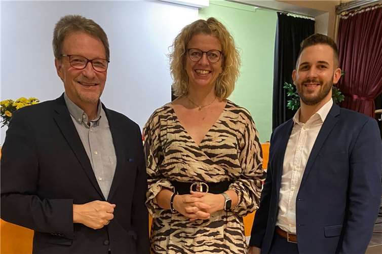 Das Führungsteam der CDU Meckenheim (von links) Rainer Friedrich, Carolin Norden und Florian Steinseifer.Foto: CDU Meckenheim