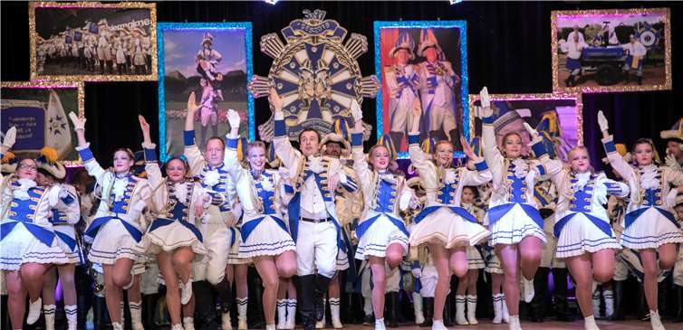 Das Funkencorps Blau Gold Leubsdorf veranstaltet wieder ein offenes Training. Foto: Creativ Picture - Heinz Werner Lamberz