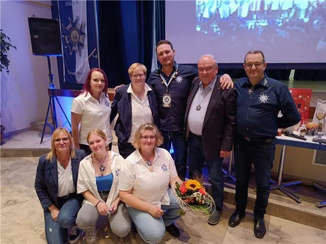 Das Funkencorps Blau-Wiess feierte wie in jedem Jahr ihr traditionelles Uhlesessen. Foto: privat