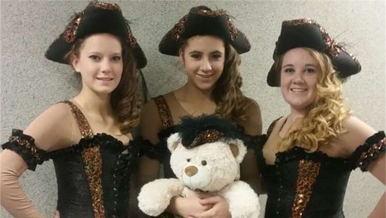 Das Garde-Showtanz-Trio konnte das Publikum für sich gewinnen.privat