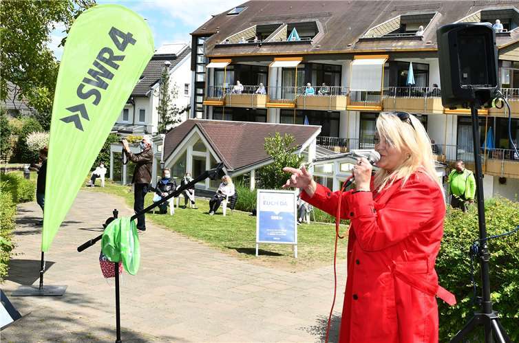 Das Gartenkonzert mitMarion Wallendorf wurde vom SWR organisiert.