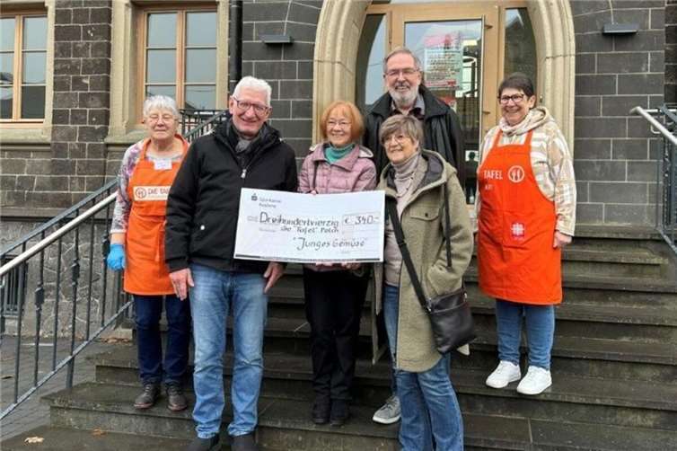 Das Geld geht an die „Tafel“ nach Polch. Es wird dort für den Umzug und den Umbau dringend benötigt. Foto: privat